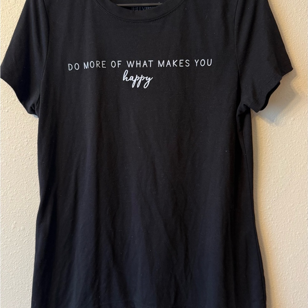 Inspire Black Graphic Tee